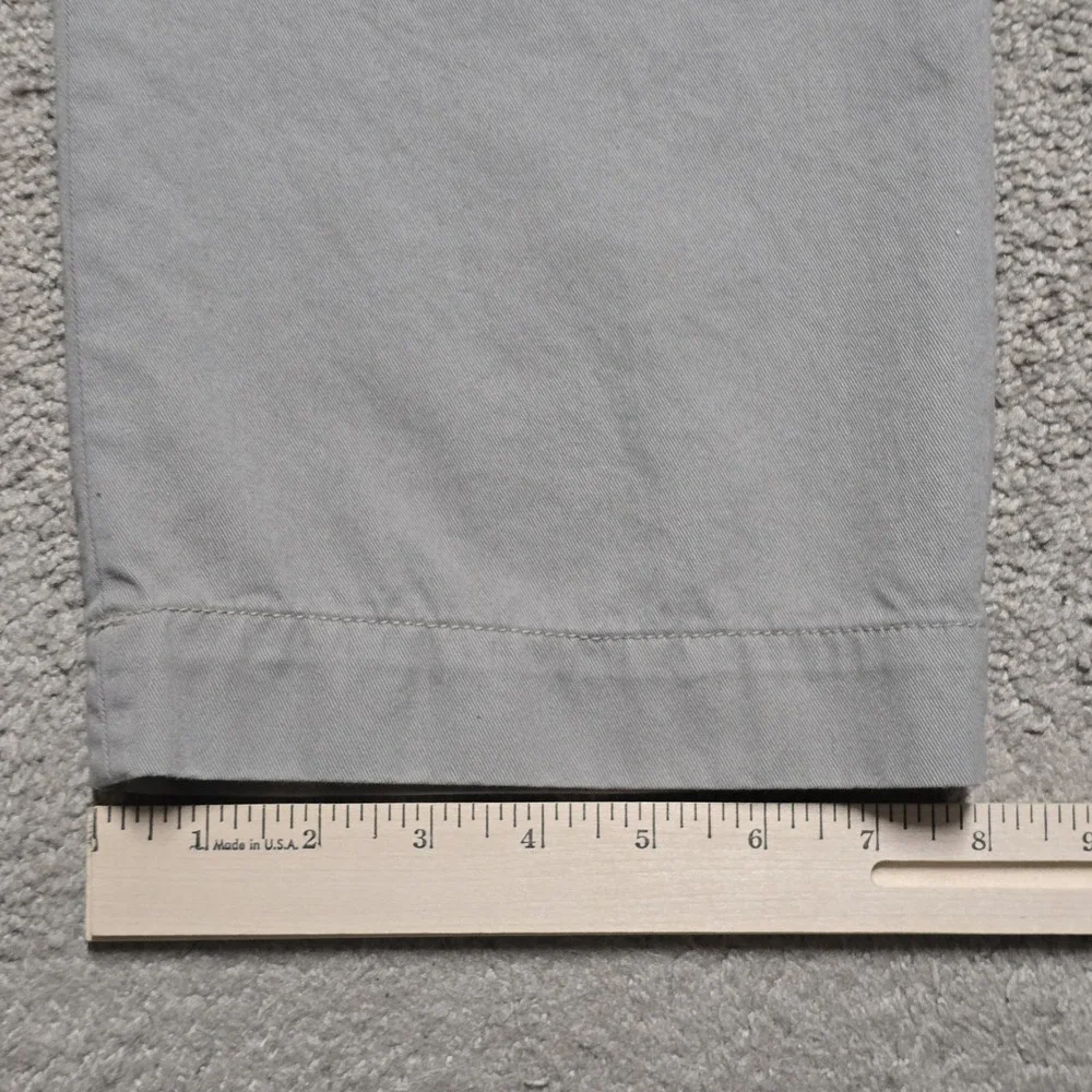Polo Ralph Lauren Mens 35x32 Gray Classic Fit Chino Pants Cotton Twill
